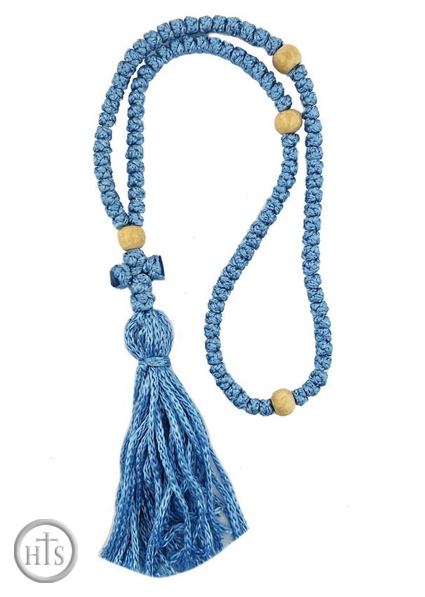 Photo - 100 Knots Flush Prayer Rope from Lebanon, Blue