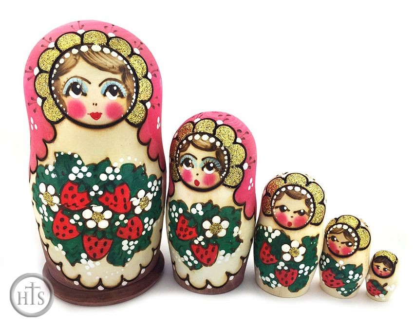 Product Pic - Matreshka 5 Nesting Dolls, 