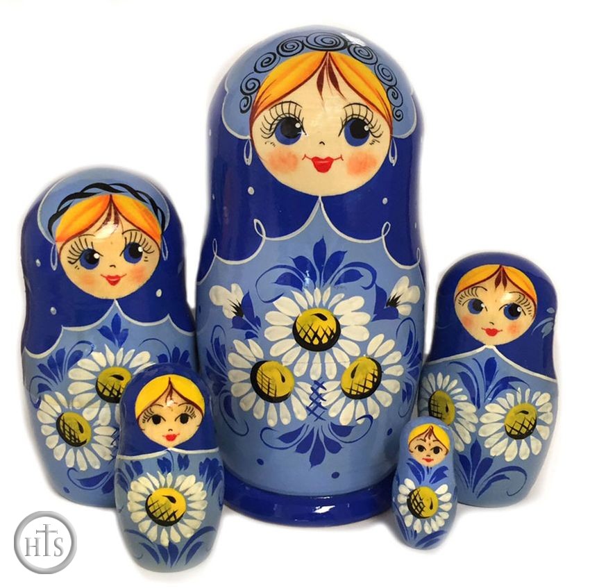 HolyTrinityStore Photo - Matreshka 5 Nesting Dolls, 