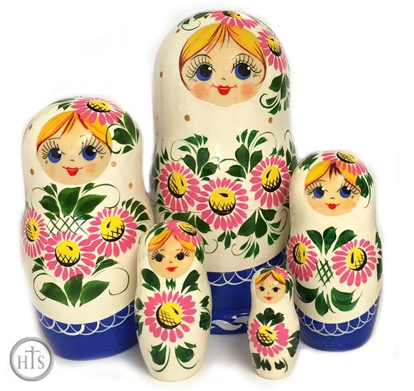 Product Photo - Matreshka 5 Nesting Dolls, 