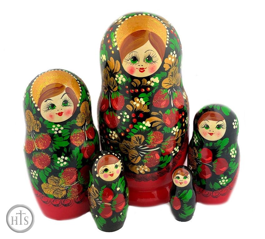 Product Image - Matreshka 5 Nesting Dolls, 