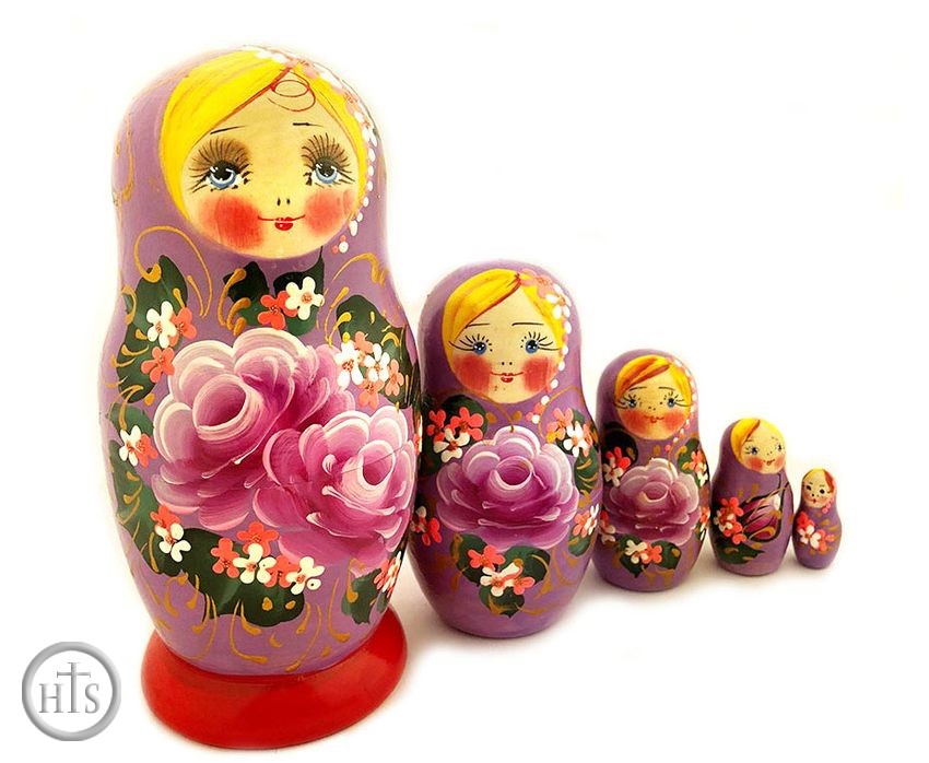 Product Image - 5 Nesting Matreshka Dolls 