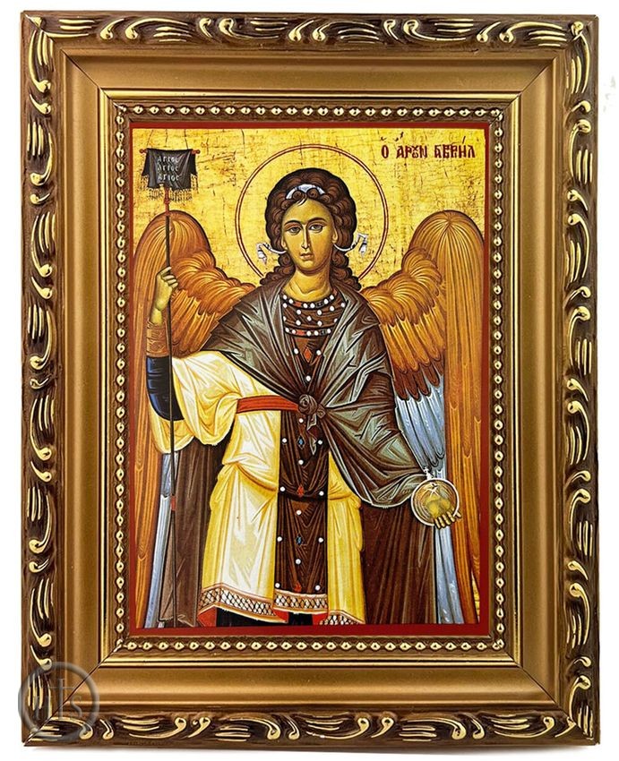 Product Image - Archangel Gabriel, Wooden Frame  Icon with Stand