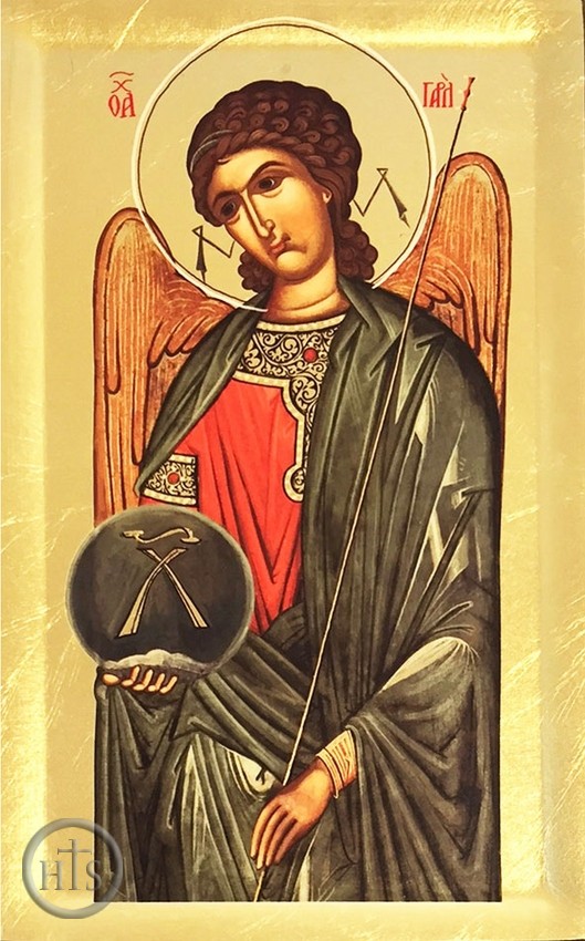 HolyTrinityStore Picture - Archangel Gabriel (GAVRIIL), Serigraph Orthodox Icon 