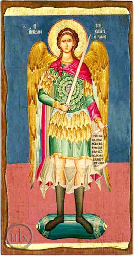 Product Pic - Archangel Michael, Serigraph Orthodox Christian Panel Icon