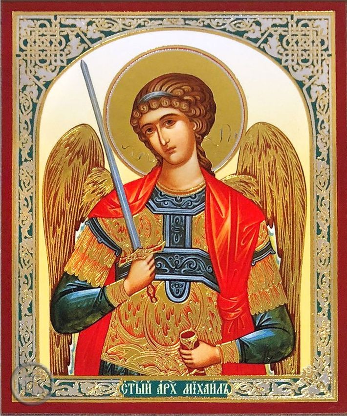 Product Photo - Archangel Michael, Orthodox Christian Mini Icon