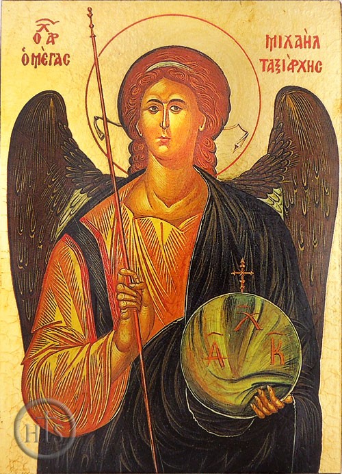 HolyTrinityStore Picture - Archangel Michael, Greek Orthodox Byzantine Icon