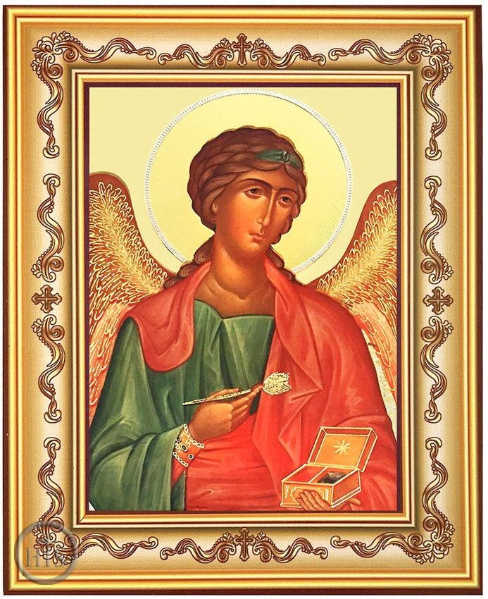HolyTrinity Pic - Archangel Raphael, Orthodox Icon in Frame 
