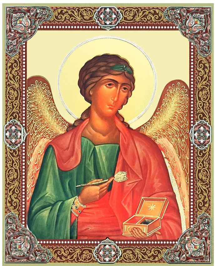 Picture - Archangel Raphael, Orthodox Gold Foil Mini Icon