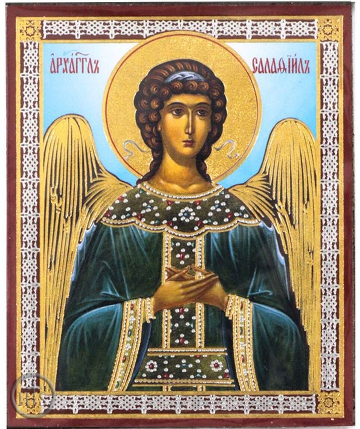 HolyTrinityStore Image - Archangel Selaphiel (SALAPHIIL), Orthodox Mini Icon