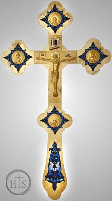Product Image - Blessing Cross, Enameled Gold Plated