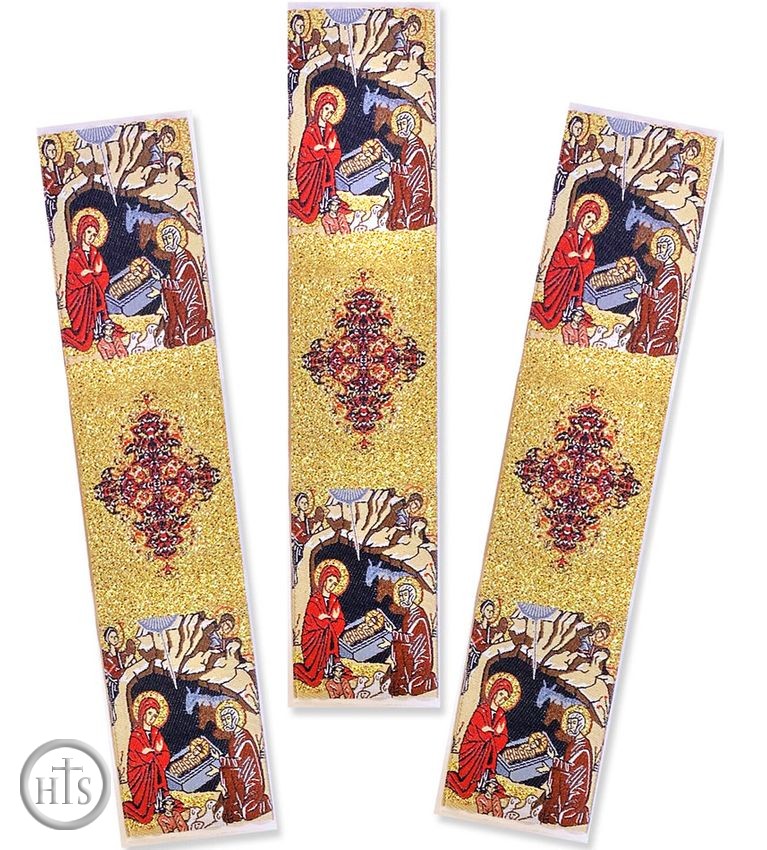 Product Image - Nativity of Christ, Set of 3 Tapestry  Icon  Book Markers