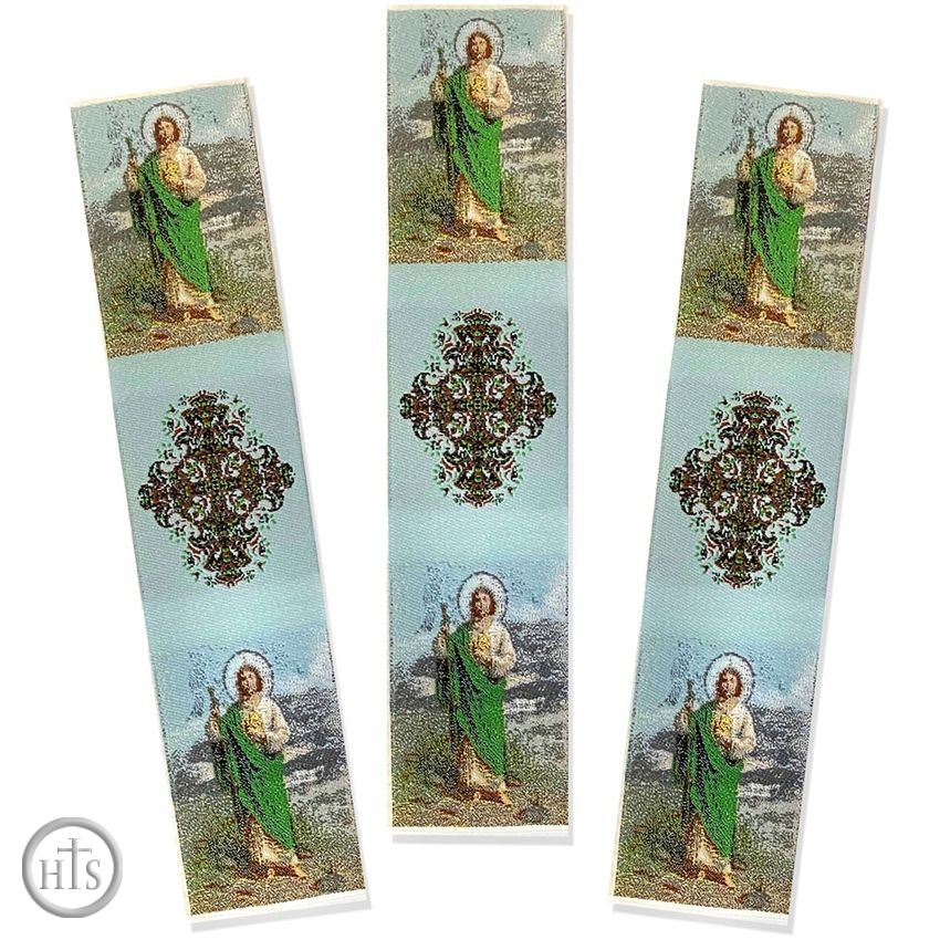 HolyTrinity Pic - Set of 3 Tapestry Icon Book Markers, Saint Jude