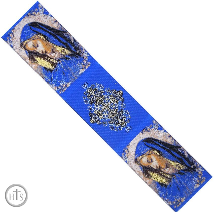Photo - Virgin Mary of Sorrows, Tapestry  Icon  Book Marker 