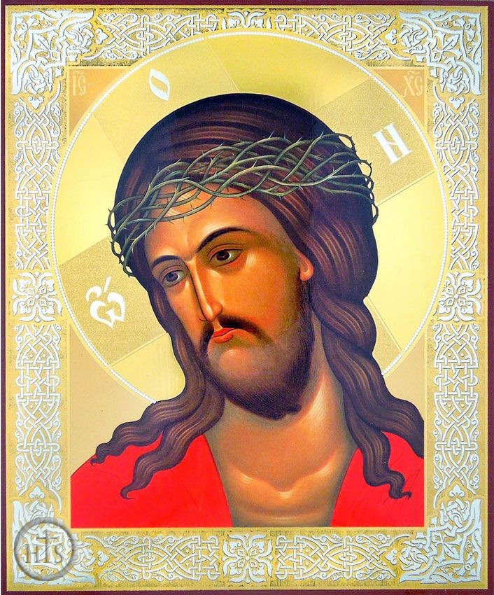 HolyTrinityStore Picture - The Christ Crowned with Thorns, Orthodox Christian Icon