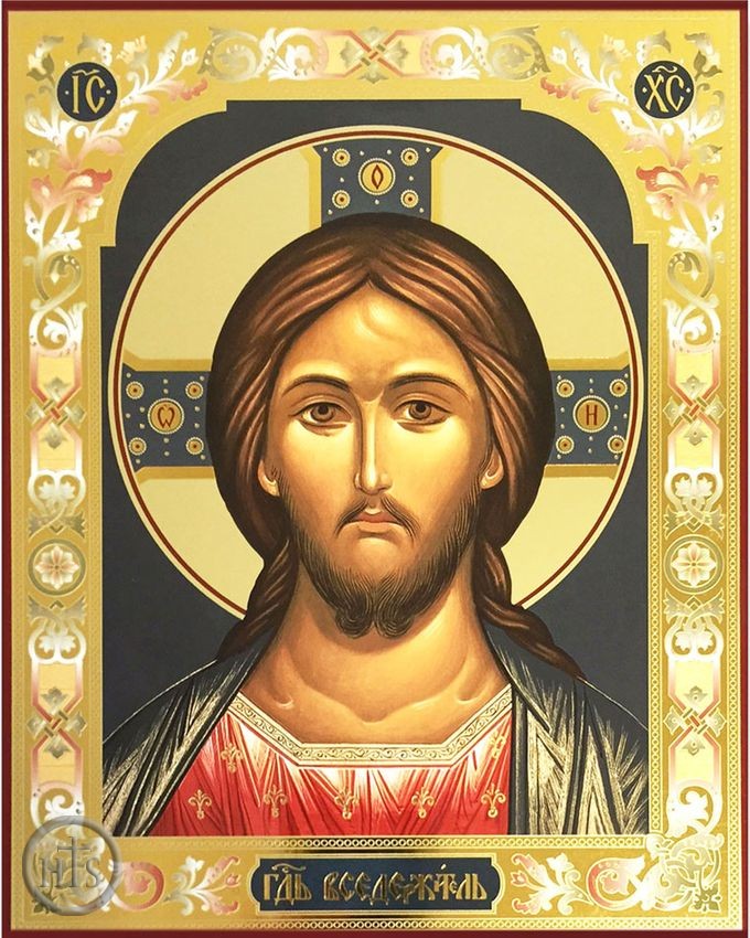 Product Image - Christ Almighty, Gold Foiled Orthodox  Icon