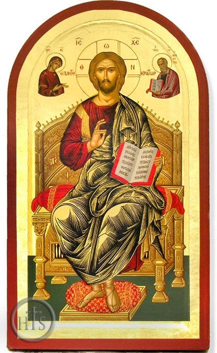 HolyTrinityStore Image - Christ Enthroned,  Serigraph Orthodox Icon
