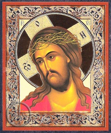 Product Picture - The Christ Crowned with Thorns,  Orthodox Mini  Icon