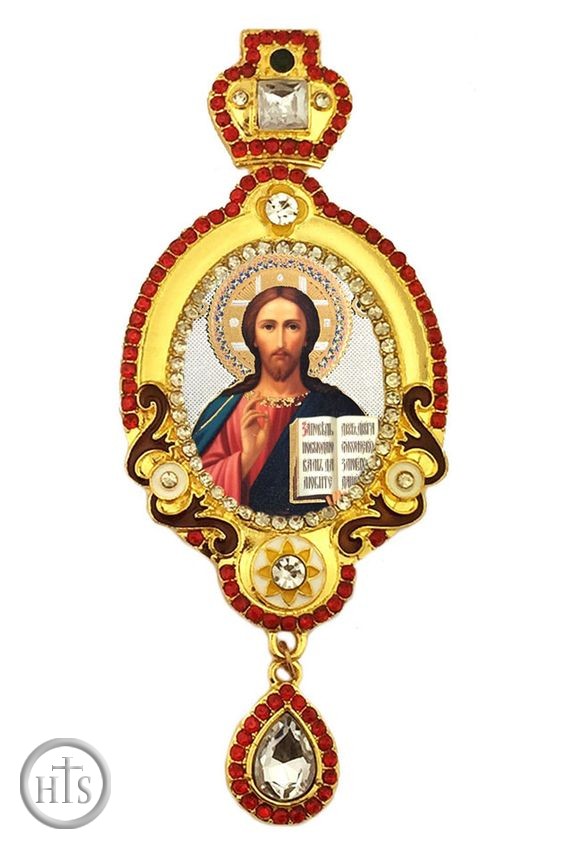 Photo - Christ The Teacher, Jeweled Icon Ornament