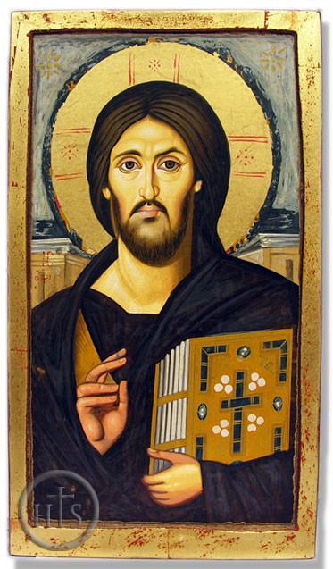 Picture - Christ of Sinai, Serigraph Orthodox Icon, Extra Large
