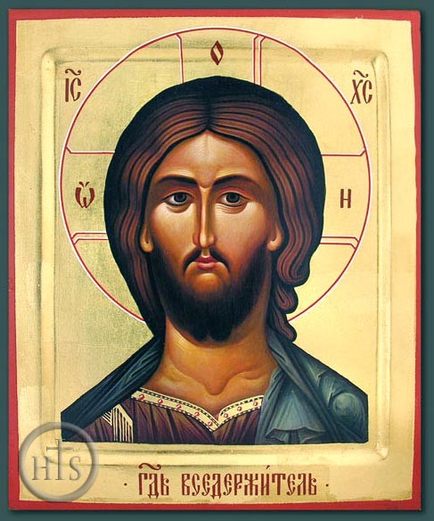 Picture - Christ  Pantocrator, Orthodox Christian Serigraph Icon