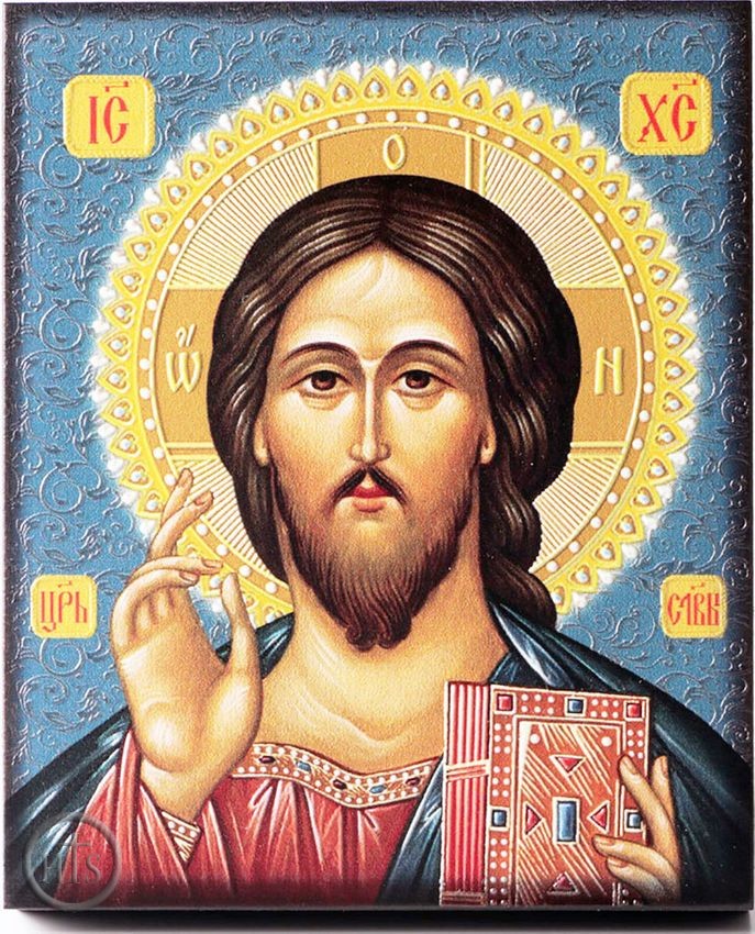 Image - Christ the Teacher, Embossed Printing on Thick Wood Orthodox  Icon