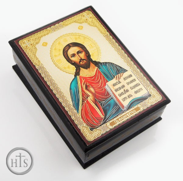 Image - Christ The Teacher, Rosary Keepsake Icon Box