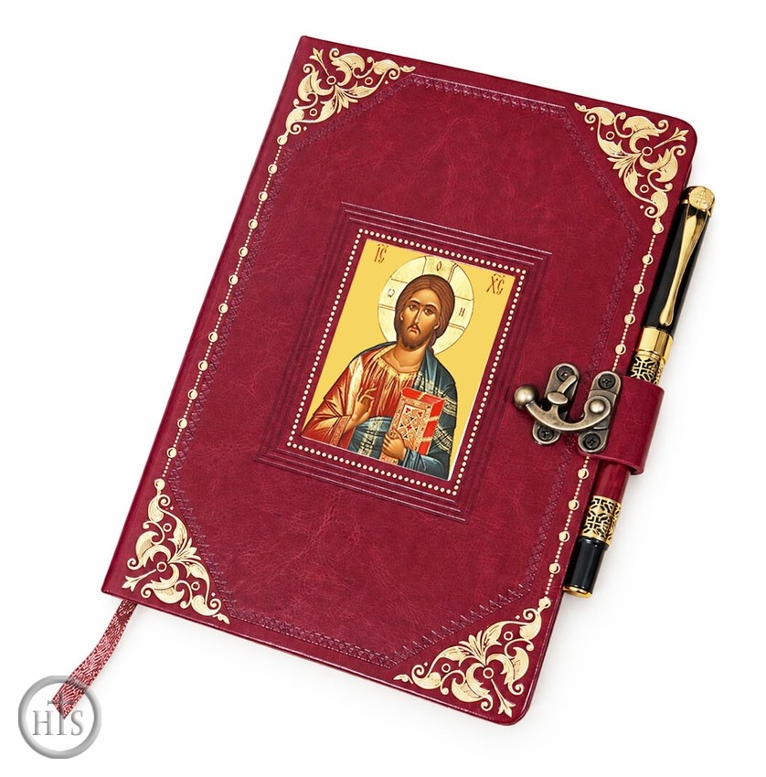 Product Pic - Christ the Teacher Journal with Pen, Christian Religious Gift