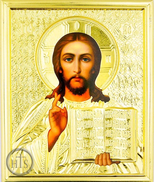 Photo - Christ the Teacher, Christian Orthodox Riza Icon, Small