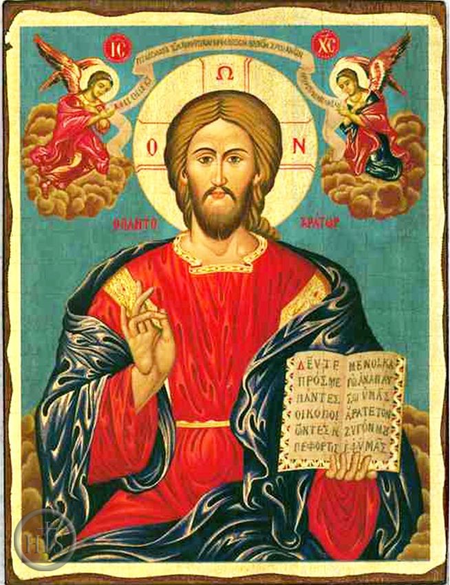 Product Picture - Christ The Teacher, Greek Serigraph Orthodox Icon