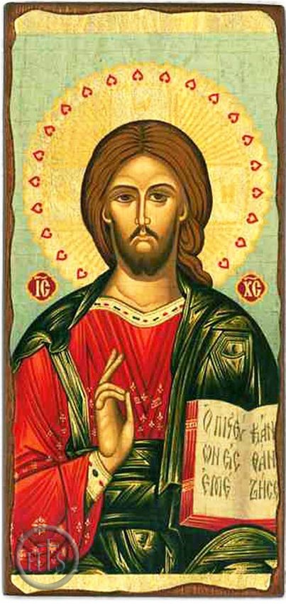 Image - Christ the Teacher, Orthodox Christian Serigraph Panel Icon