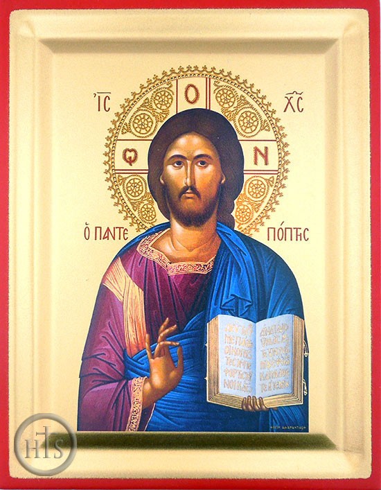Image - Christ The Teacher, Serigraph Orthodox Icon with Stand