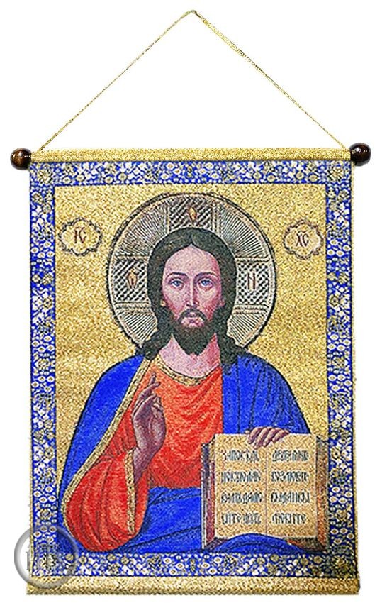 Image - Christ The Teacher,  Hanging Tapestry Icon Banner