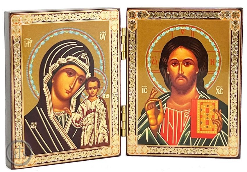 HolyTrinity Pic - The Christ and Virgin of Kazan Diptych, Small