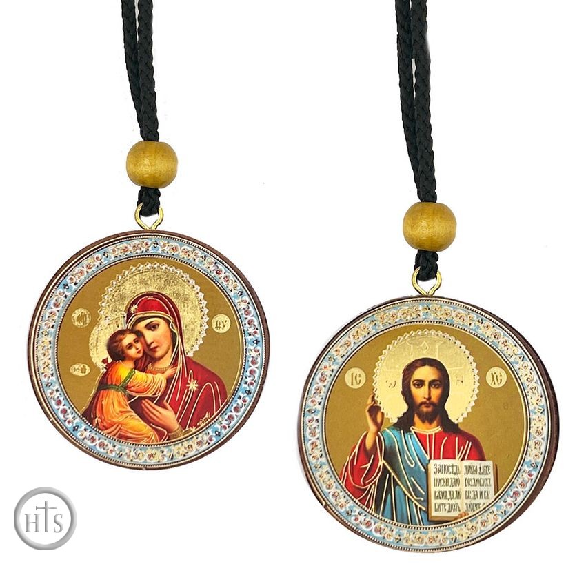 Image - The Christ and Virgin of Vladimir, Reversible Icons on Rope