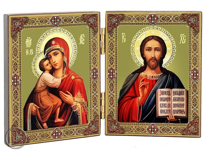 Image - The Christ and Virgin Mary Feodorovskaya Diptych, Small