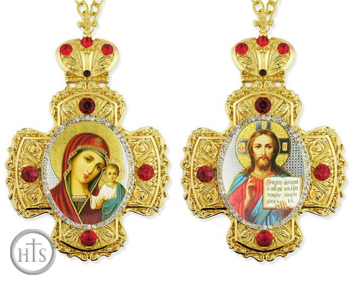 Product Pic - Matching Set  of Cross-Shaped Icon Pendants