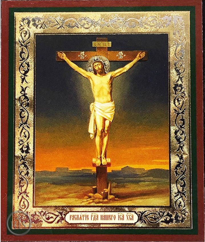 HolyTrinityStore Picture - The Crucifixion,  Orthodox Christian Icon