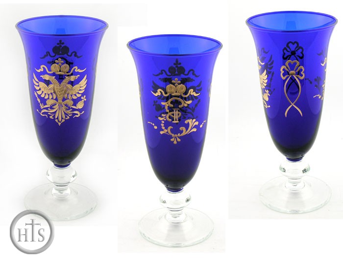 Product Pic - Imperial Crystal Glass with Double Headed Royal Eagle 