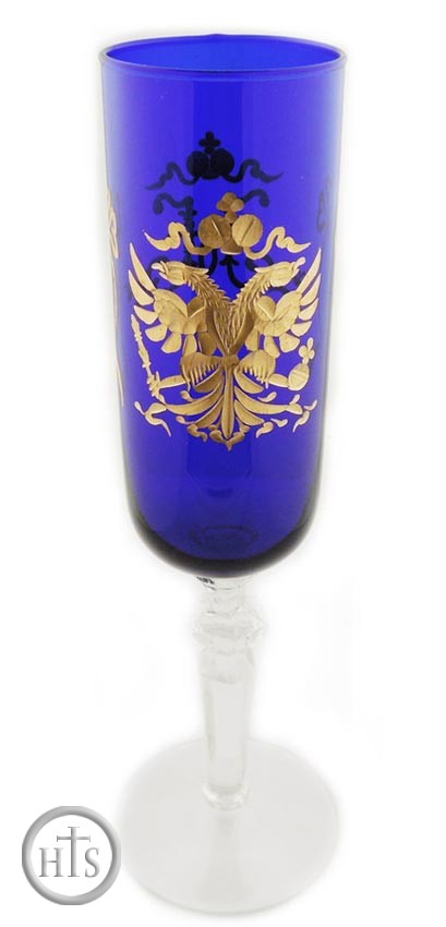 Product Pic - Imperial Crystal Glass with Double Headed Royal Eagle 