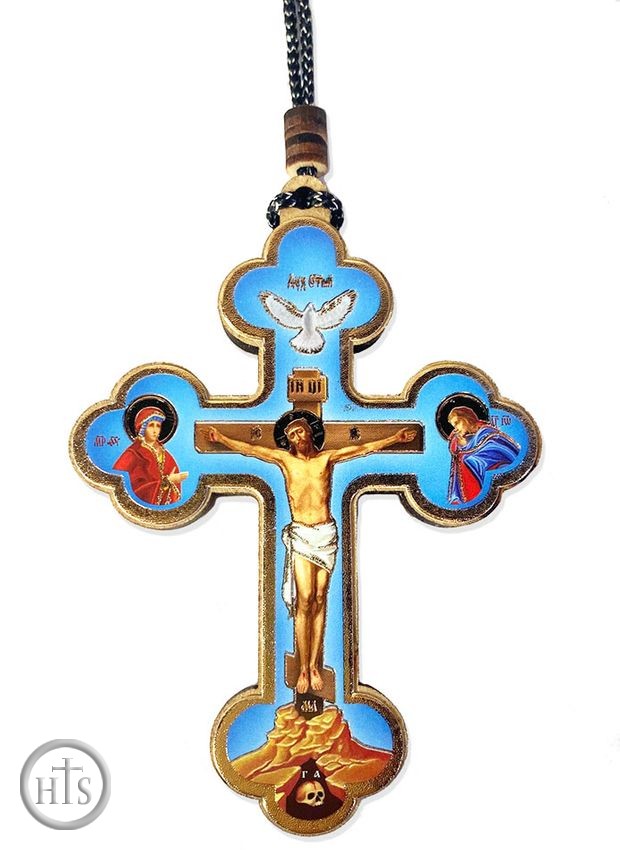 Photo - Small Wooden Icon Cross on  Rope