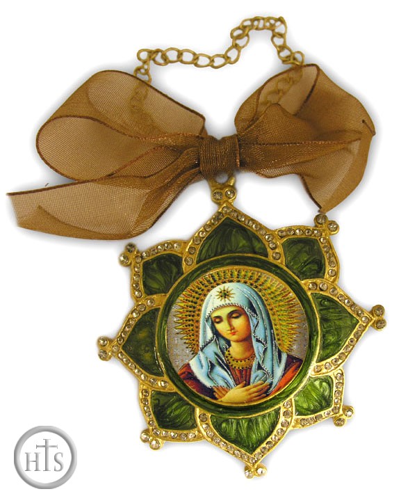 Product Picture - Enamel Framed Icon Pendant IF-3GV-31