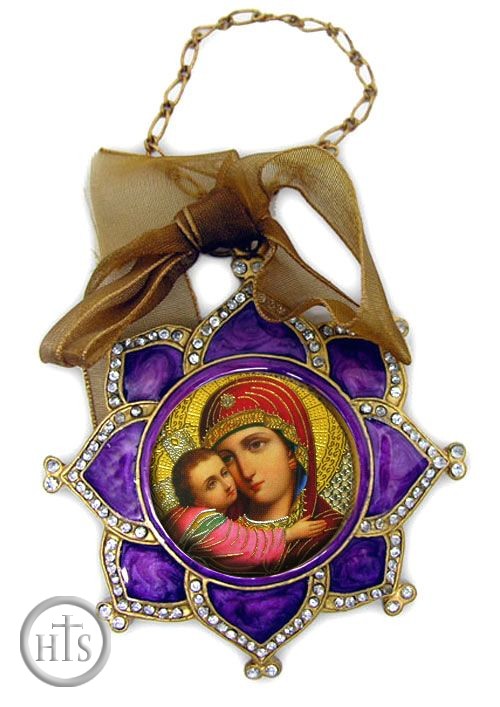Product Picture - Enamel Framed Icon Pendant IF-3PV-17