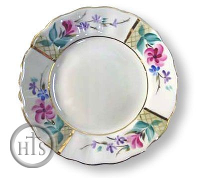 HolyTrinityStore Picture - Lomonosov Porcelain 'Green House' Dessert Plate 6