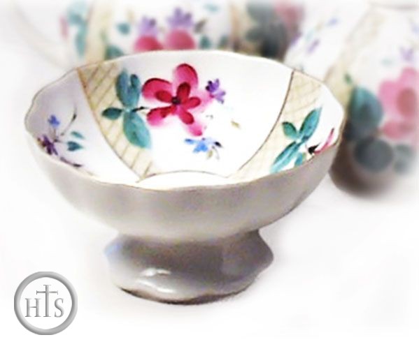 HolyTrinityStore Image - Lomonosov Porcelain 'Green House' Sweets Bowl