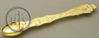 HolyTrinityStore Picture - Gold Plated Spoon. 10