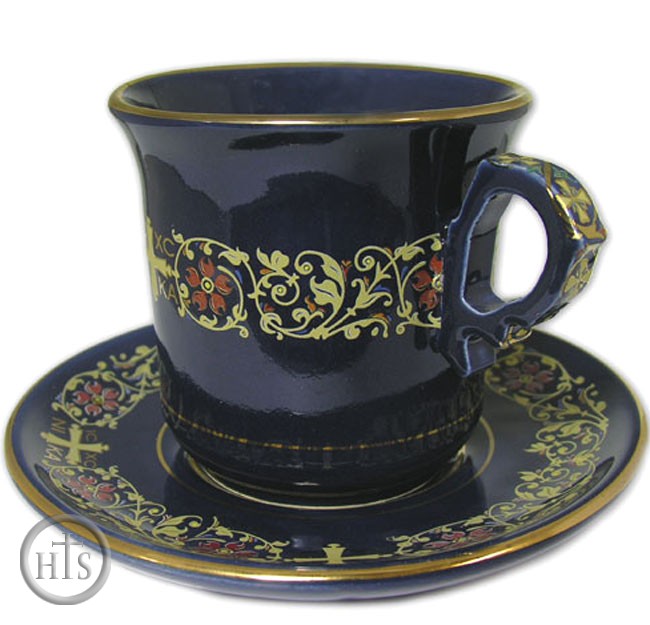 Photo - Tea Cup & Saucer, Made in Greece, 24kt Gold Decorated 
