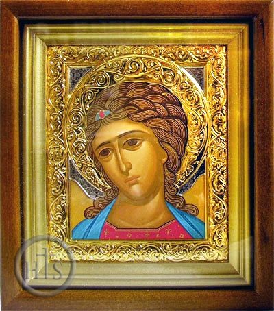 Product Pic - Guardian Angel,  Framed Orthodox Icon with Glass