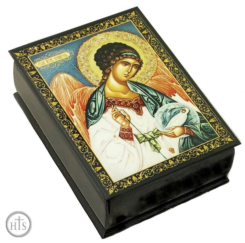 Image - Guardian Angel, Keepsake Rosary Icon Box