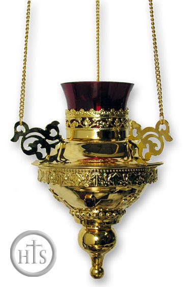 Product Pic - Hanging Lamp, Gold Plated. 9